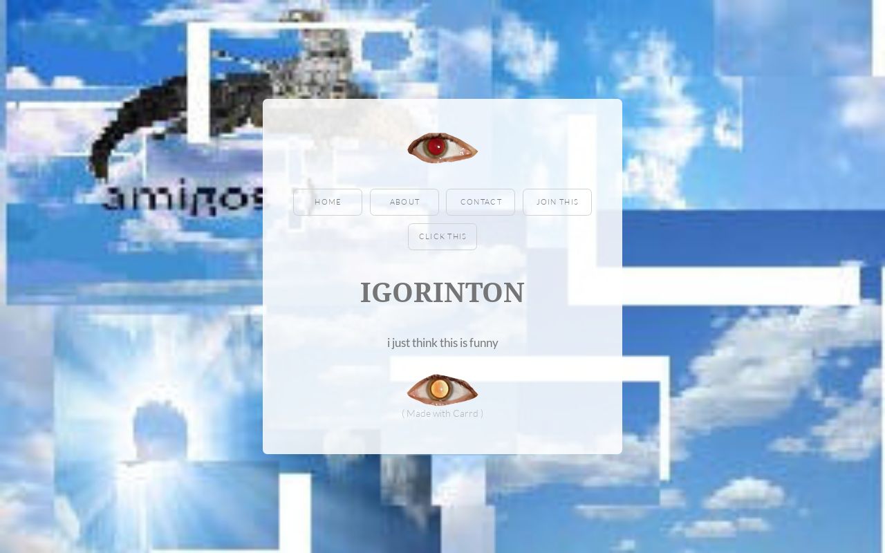 Carrd profile picture for @igorrr